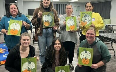 Moms Matter Fall Paint Night